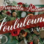 Joululounas banneri, jossa teksti: Ravintola Haltian joululounas 9. - 18.12.2025